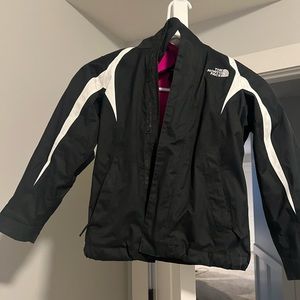 Girls north face triclimate jacket xs 6 vguc